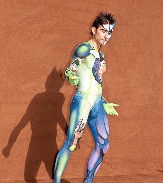 Sexy Male Body Paint Body Painting.