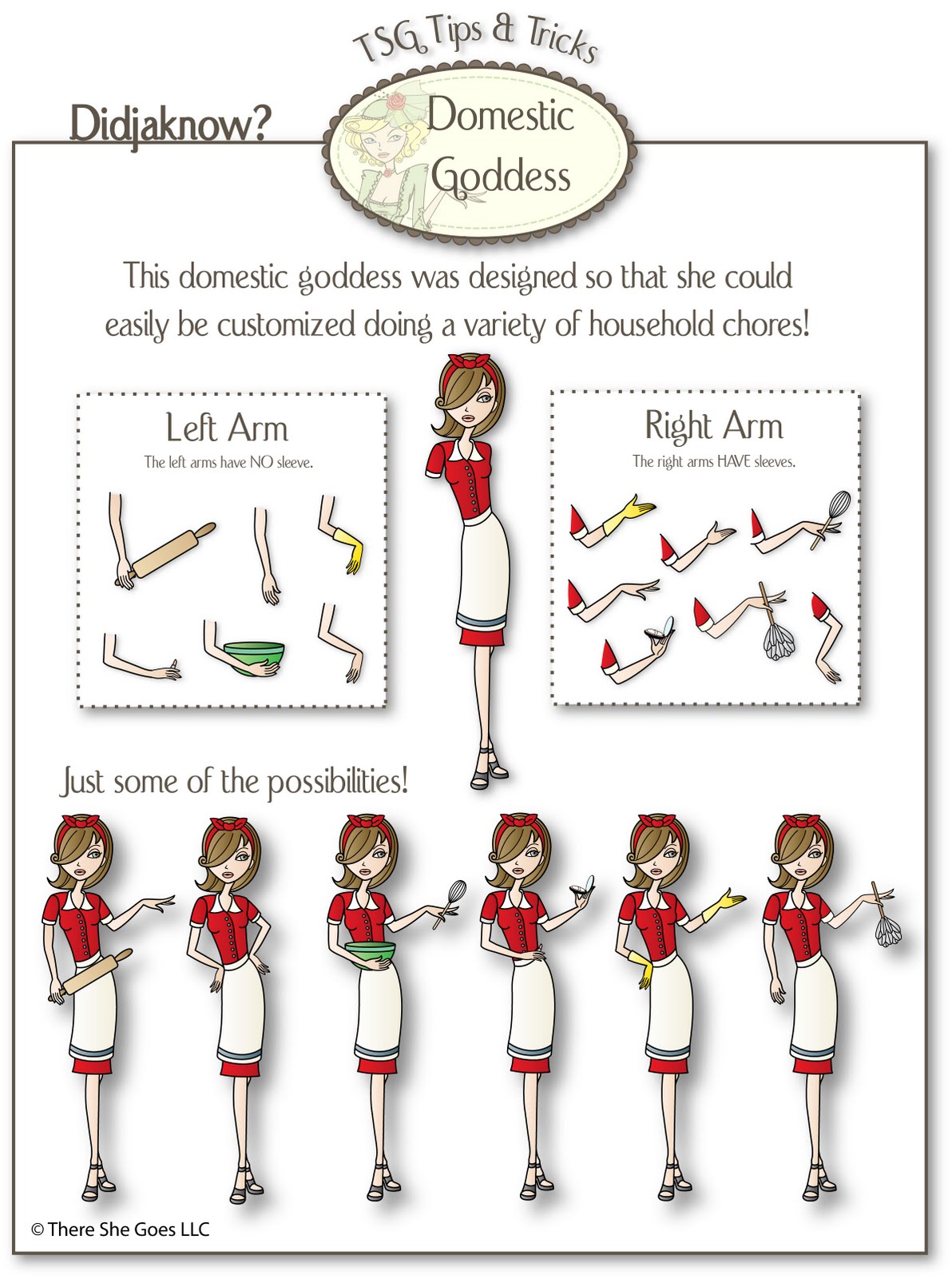 There She Goes Domestic Goddess