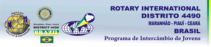 ROTARY INTERNACIONAL - PROGRAMA DE INTERCÂMBIO DE JOVENS - DISTRITO 4490