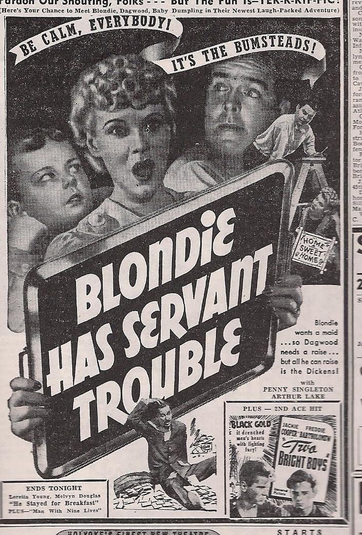 Blondie Has Servant Trouble movie
