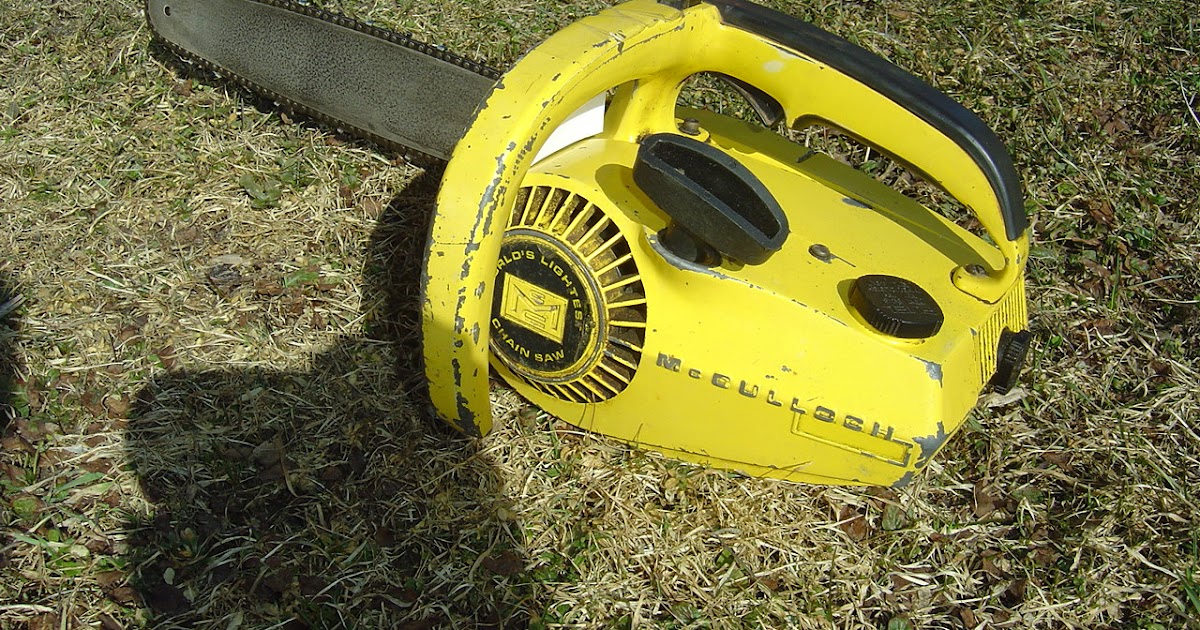 VINTAGE CHAINSAW COLLECTION MCCULLOCH POWER MAC 6(LIGHTEST SAW IN THE