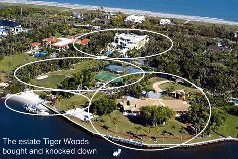 tiger woods home jupiter island. Golf superstar Tiger Woods