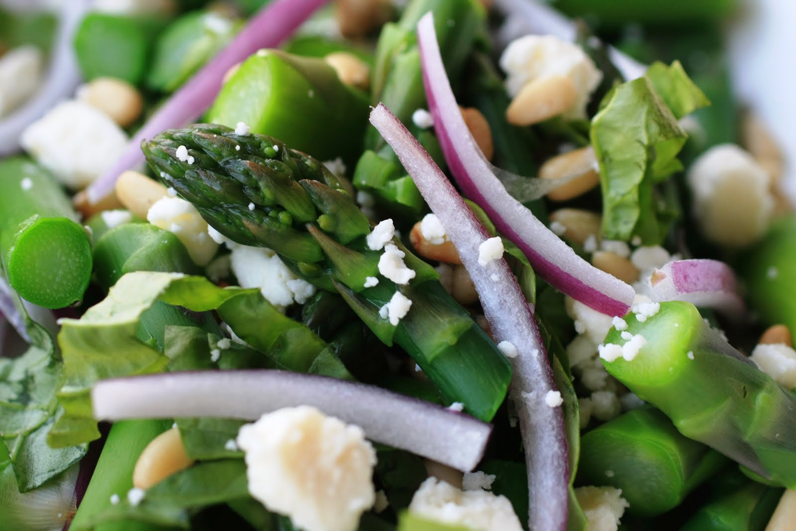 Butter + Cream Asparagus Salad