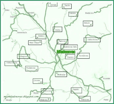 karta srbije mladenovac Mladenovac i naselja koja pripadaju Mladenovcu | Mladenovac karta srbije mladenovac