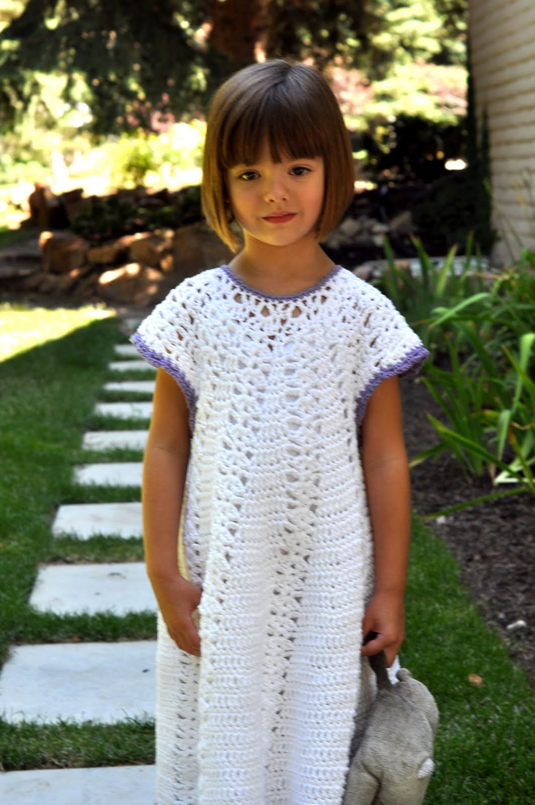 Adorable White Dress - Tank Dress - Crochet Dress - $43.00