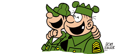 Beetle Bailey, inspired by