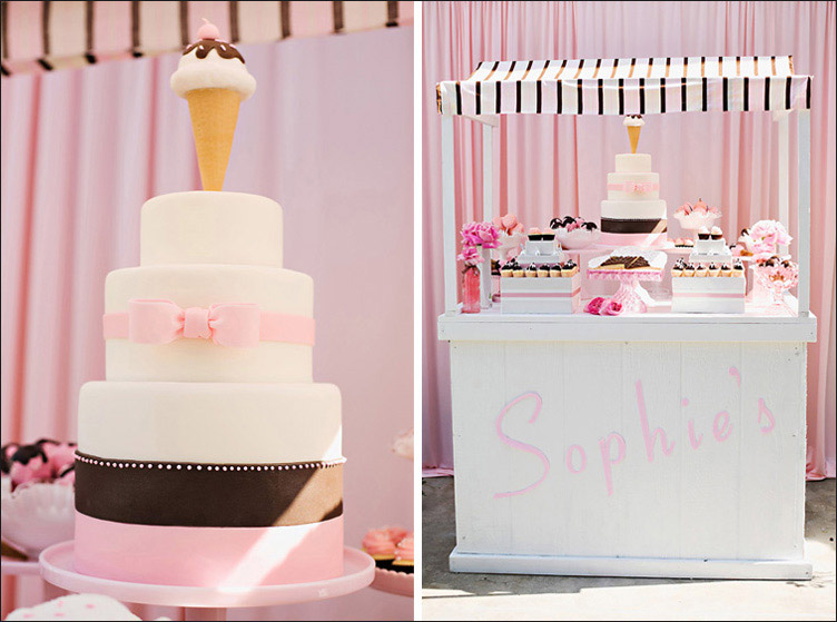 Little Sooti Neapolitan Ice Cream 1st Birthday Party