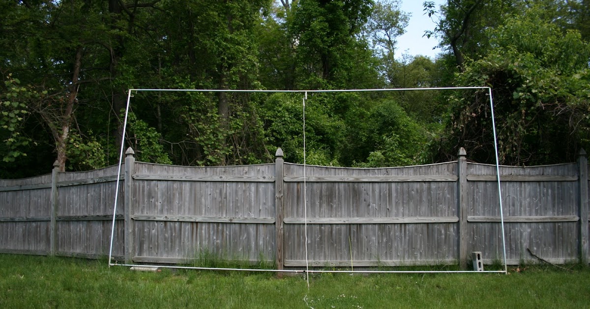 Chow's DIY Projects / Hobbies: Outdoor Projector Screen