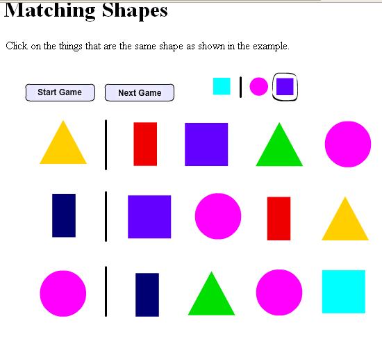 Shapes Games