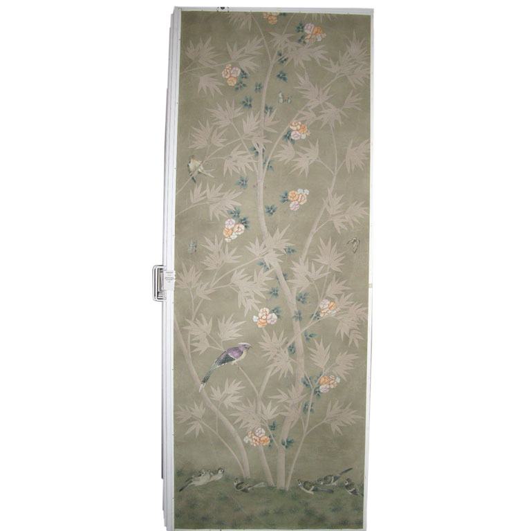 Chinoiserie Chic: Framed Chinoiserie Wallpaper Panels