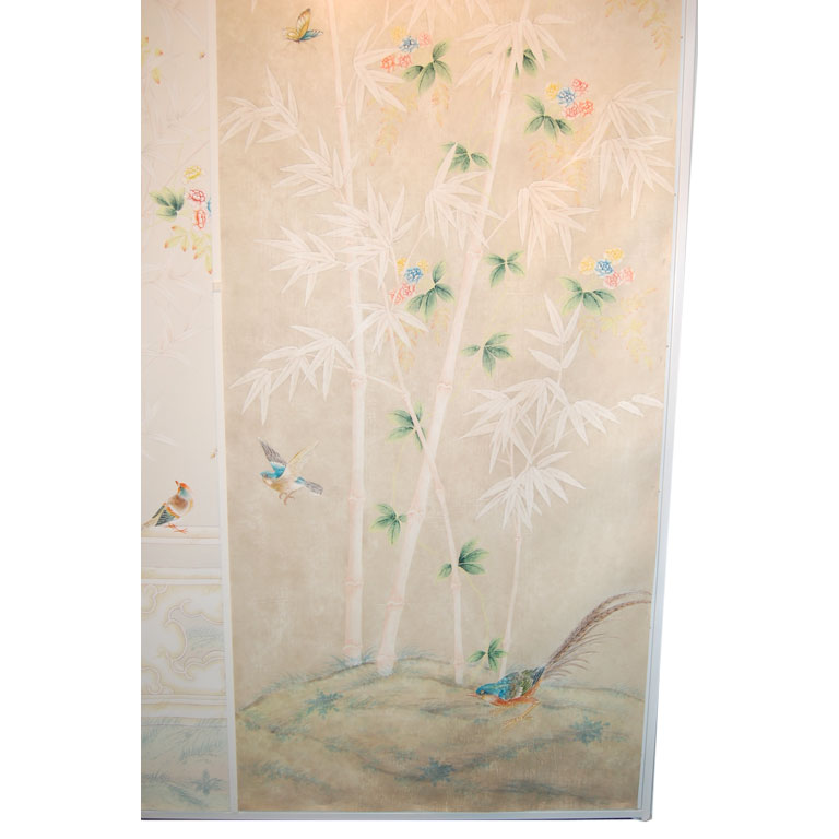 Chinoiserie Chic: Framed Chinoiserie Wallpaper Panels