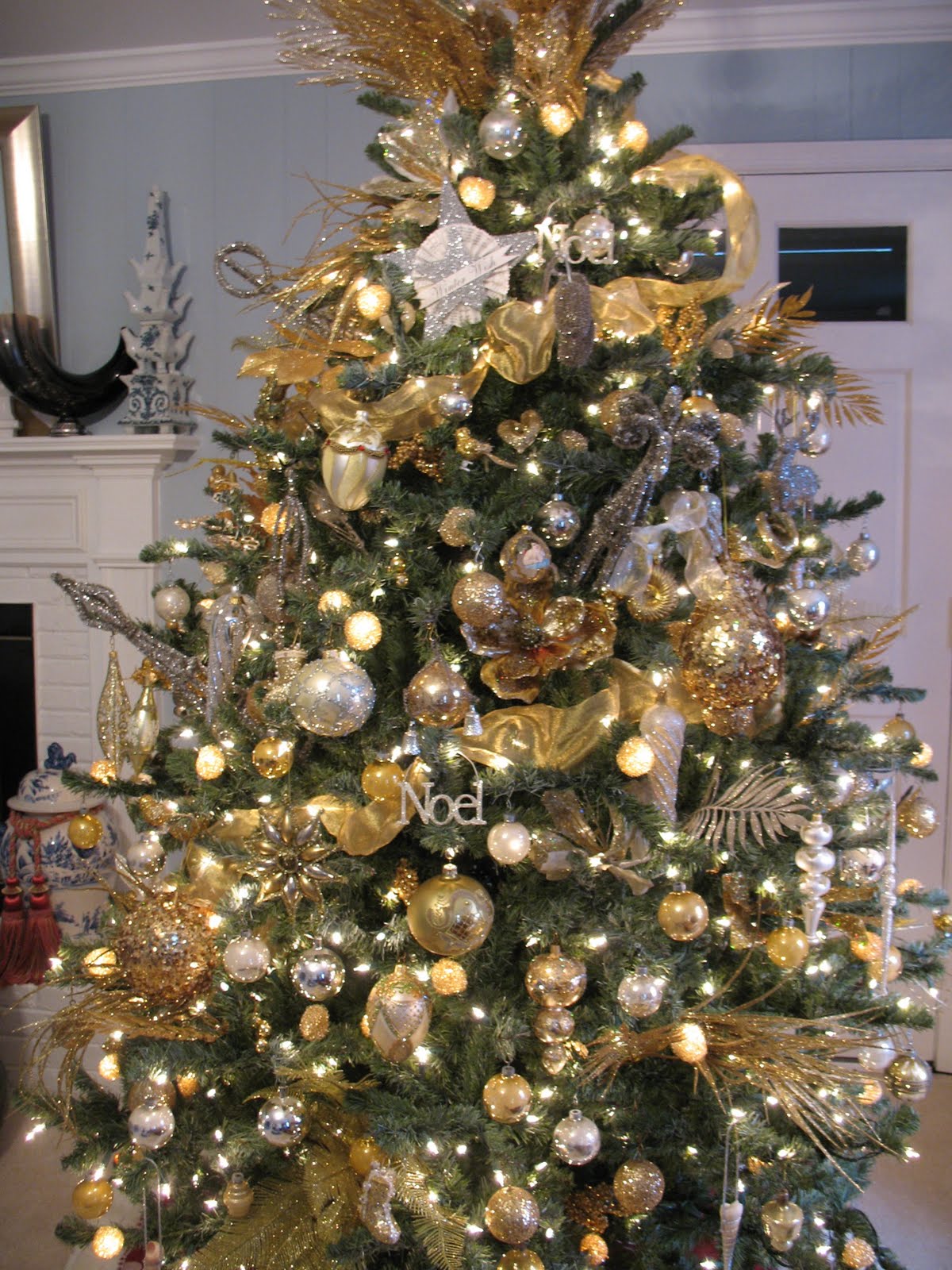 Chinoiserie Chic My Gold and Silver Tree