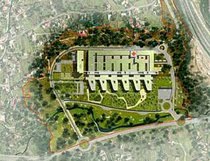 Imagen aerea del proyecto del nuevo Hospital