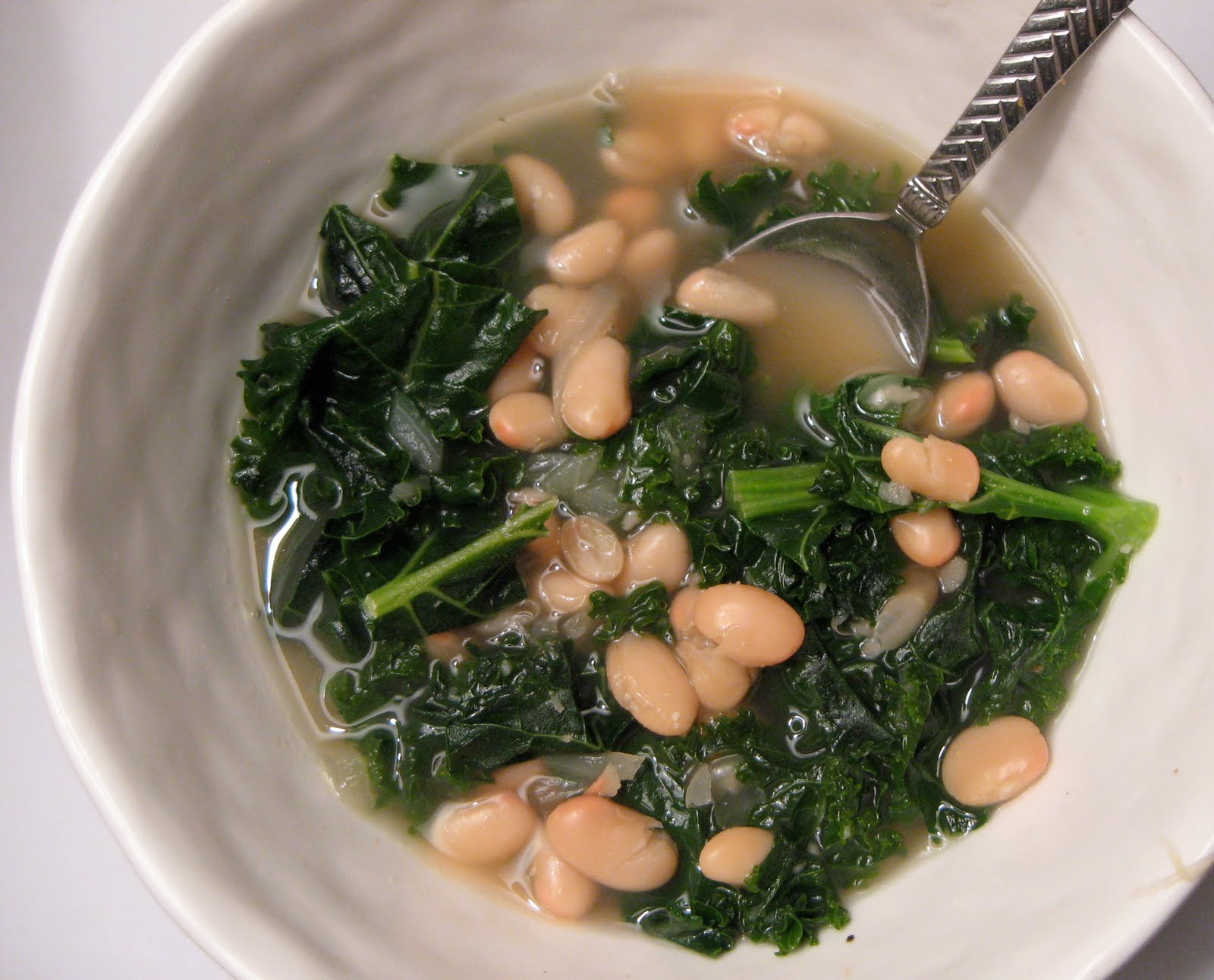 Girl In An Apron White Bean and Kale Soup!