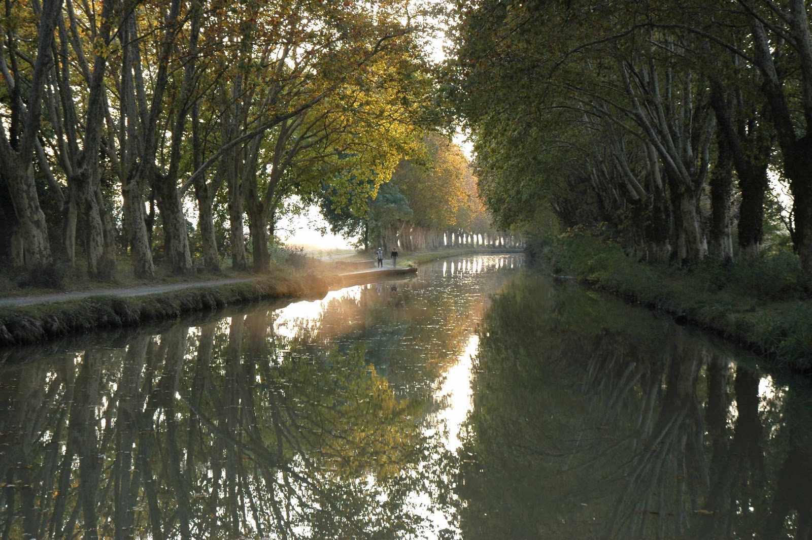 More than just wine: The canal du midi, near Carcassonne