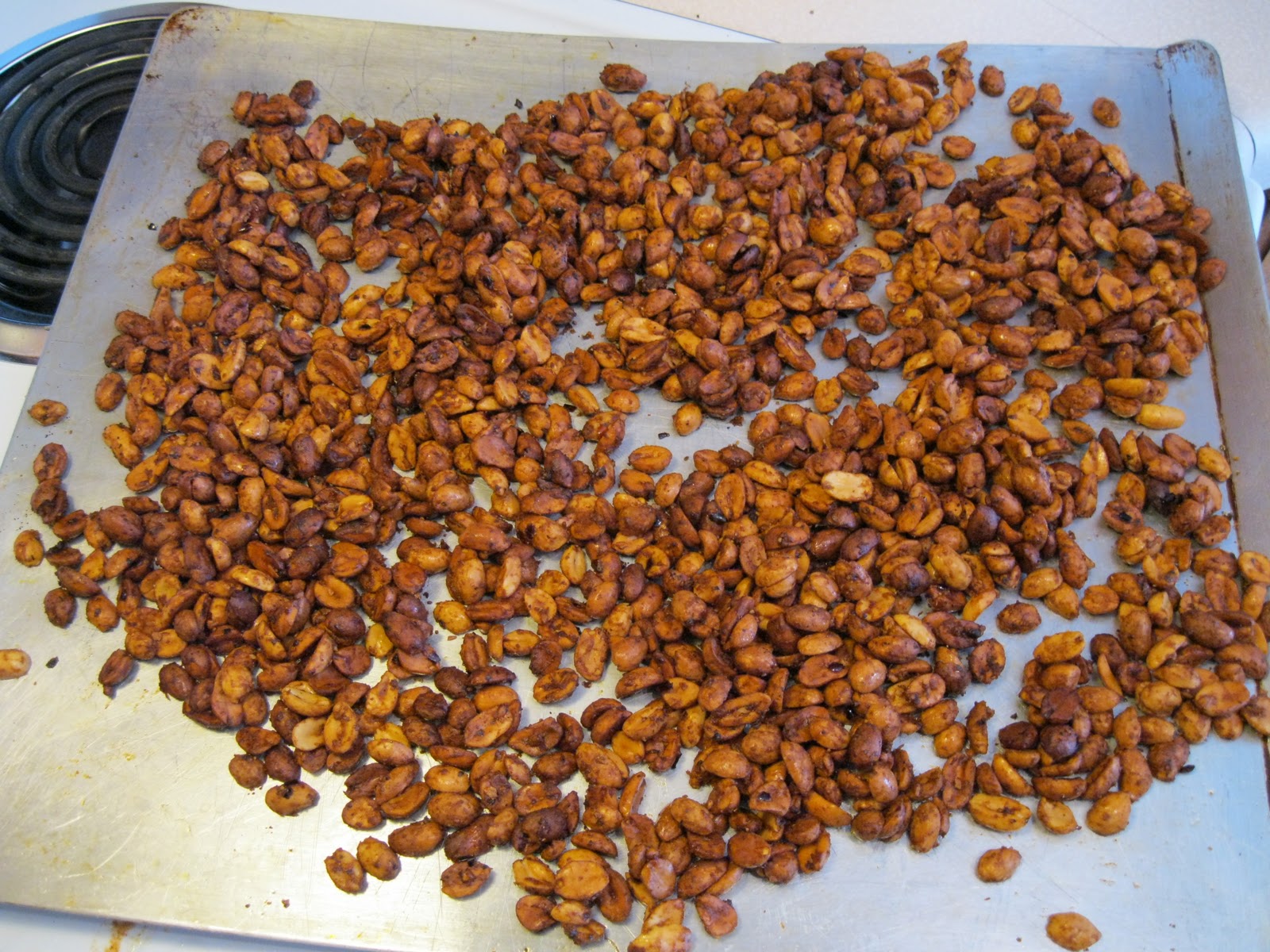 The Recipe Bunny Spicy Barbecue Peanuts