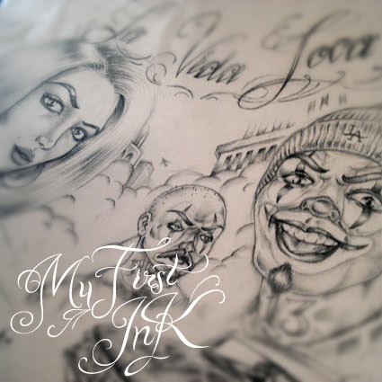 Chicano Tattoos on My First Ink  Tattoo Flash Chicano