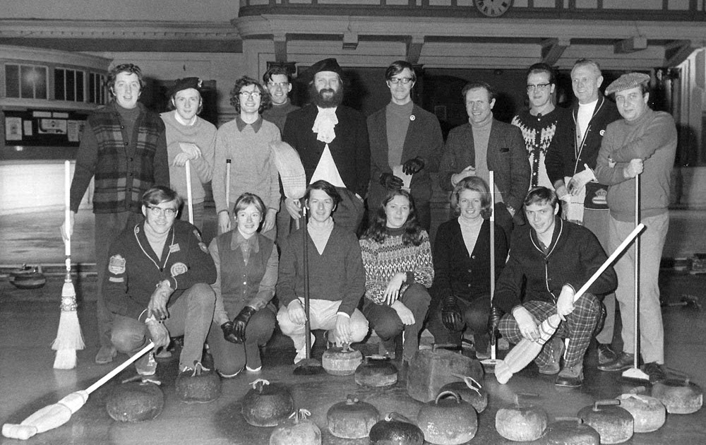 Curling History The story behind the photograph