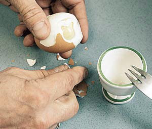 cook an egg with mobile phones