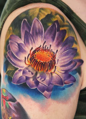 Cool Flower Lotus Tattoos Ideas For Women Picture 1