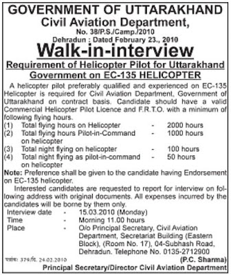 Helicopter Pilot Jobs