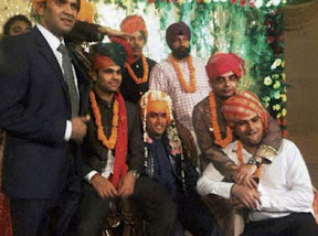 MS Dhoni marriage and reception photos