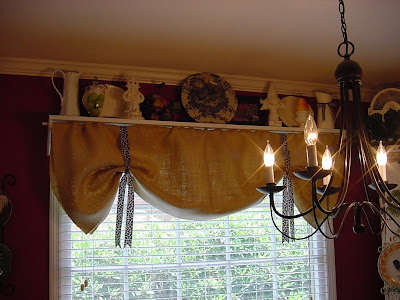 Burlap Window Treatments