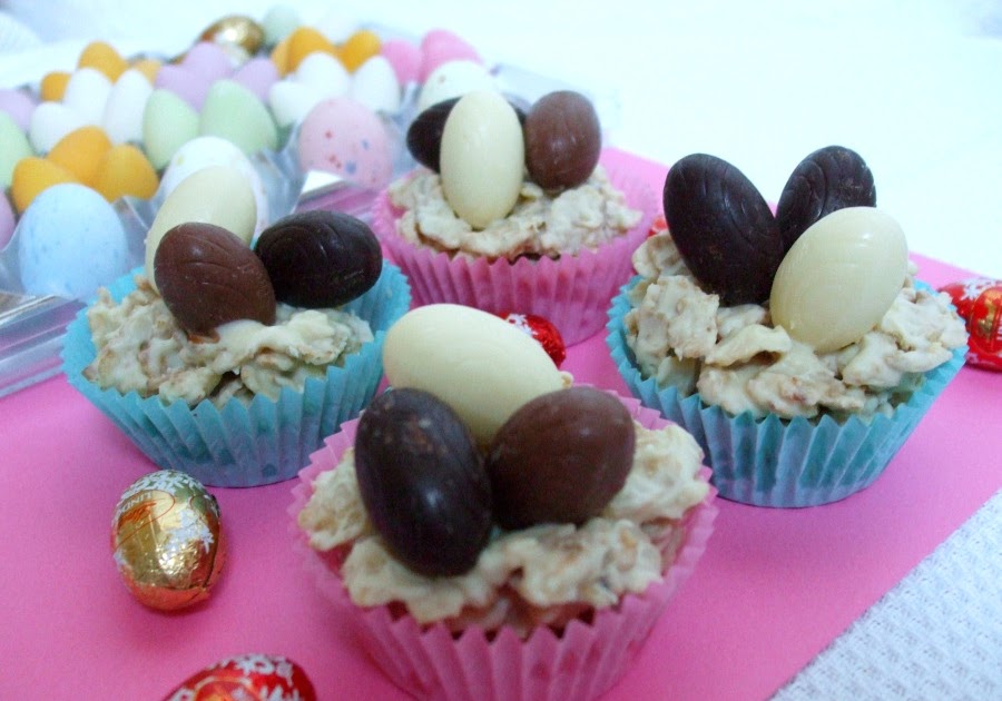 Tomato&Basil Cornflake Easter Cupcakes!