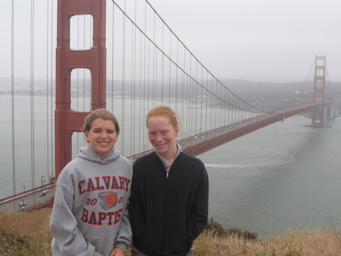 My Girls at Golden Gate Bridge