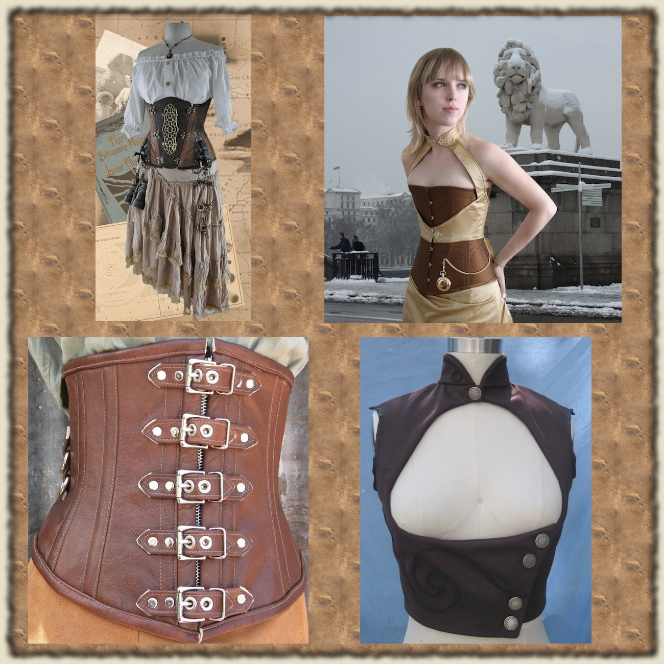 Leather Steampunk Vest