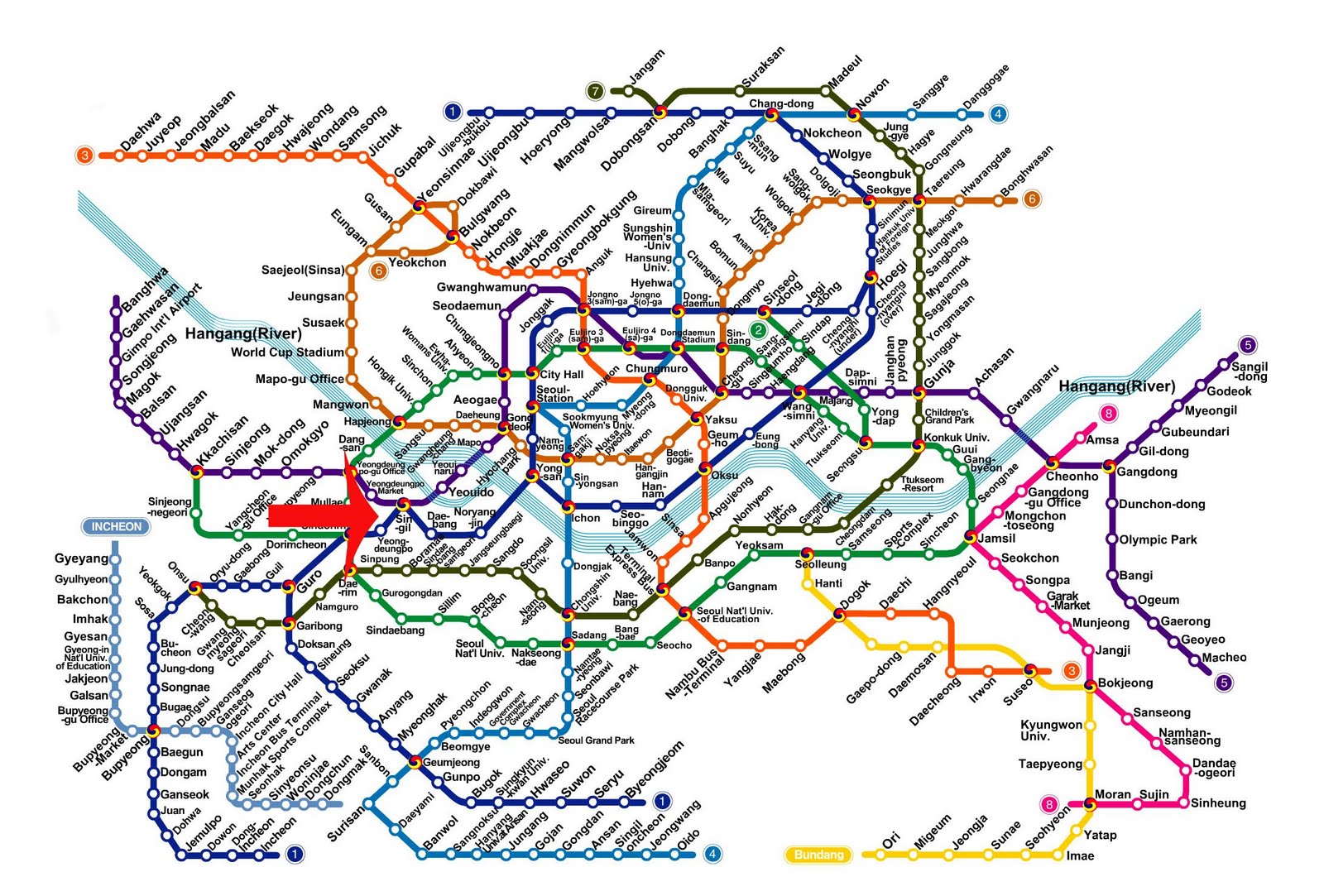 seoul subway line