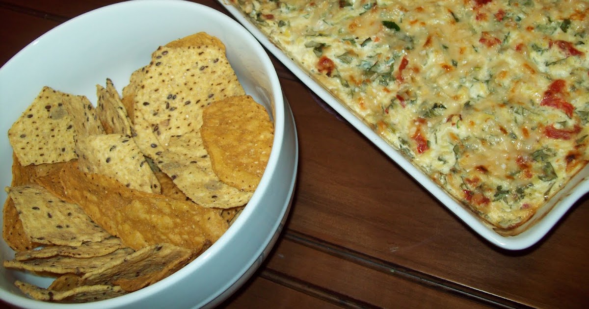Recipe Dutchess Jenn's Healthified Spinach, Artichoke and Red Pepper Dip