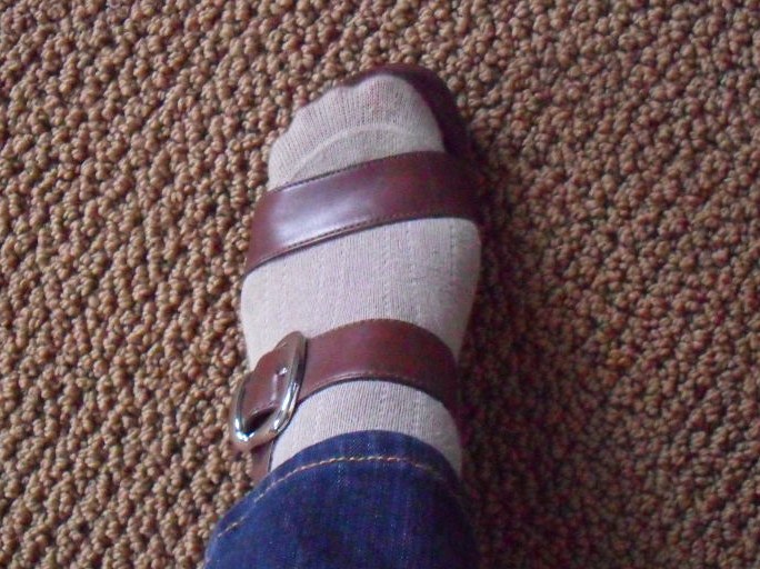 fashion over fifty Socks and Sandals