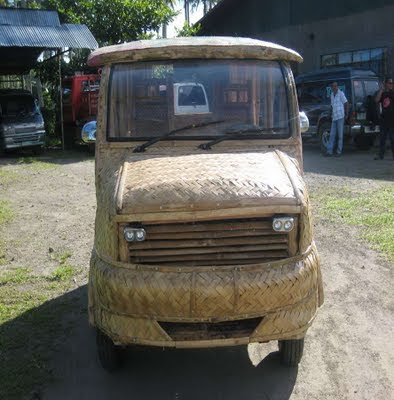 Mobil Unik Dari Filipina, Mobil Bambu Ramah Lingkungan