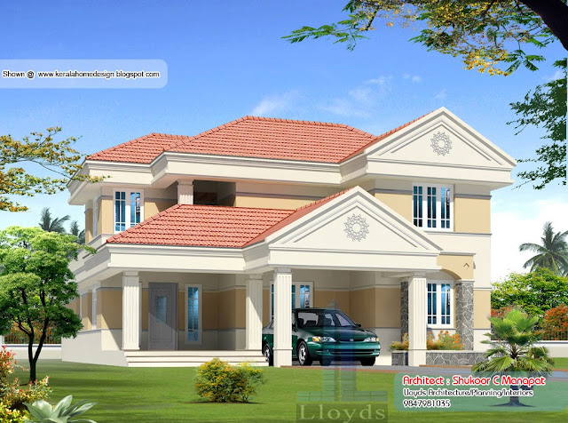 Kerala Villa Plan - 2627 sq ft - Eleva