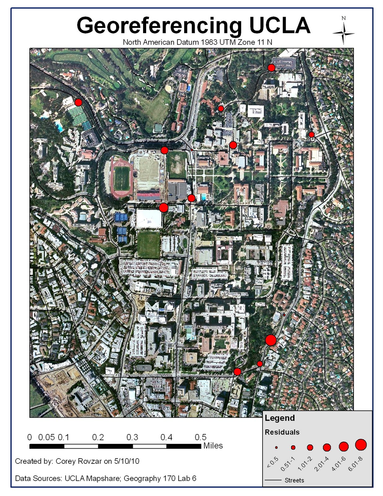 170Advanced GIS Lab 6 Georeferencing UCLA