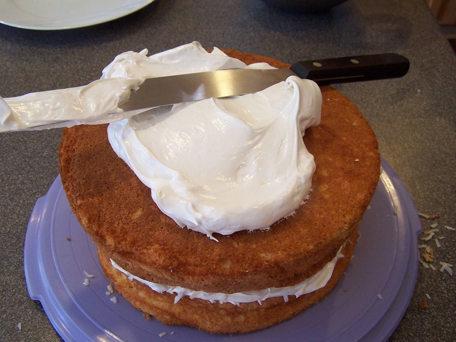 Family Chefmate Coconut Cake With Marshmallow Coconut Frosting