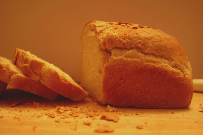 homemade bread, part whole wheat