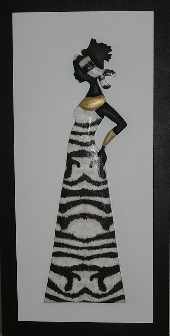 CUADRO NEGRA DE PERFIL ZEBRA