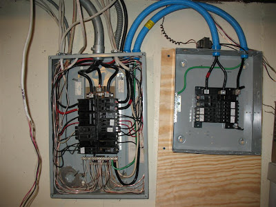 AE1S Amateur Radio Blog: Finally - 240V line in the shack