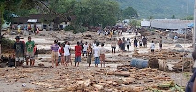 Deadly floods hit Indonesia