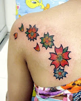 flower tattoos for girls 