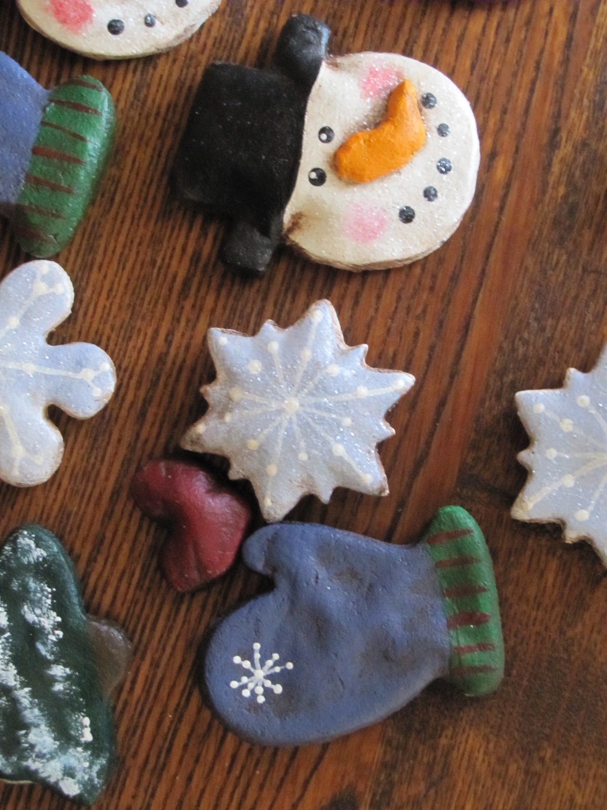 Punkin Seed Productions Salt Dough Ornament Bowl Fillers Winter Mix