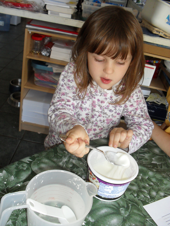 Our Home on the Range Cornstarch Quicksand