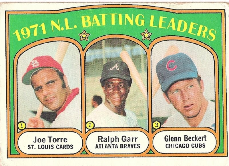 1972 Topps Baseball 85 & 86 NL Batting Leaders & AL Batting Leaders