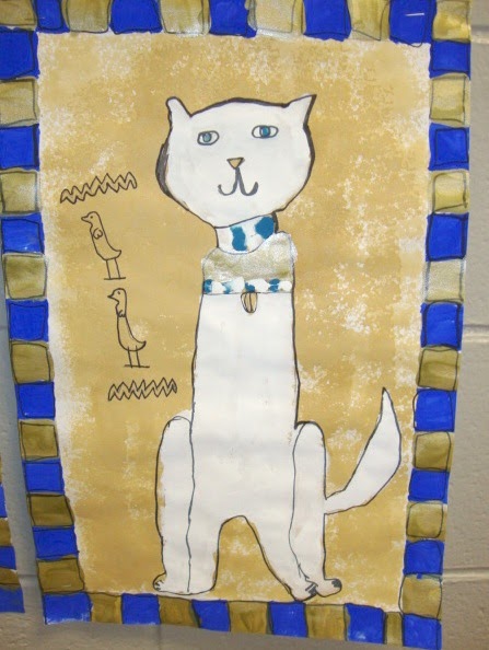 Thomas Elementary Art: 2nd Grade Egyptian Cats