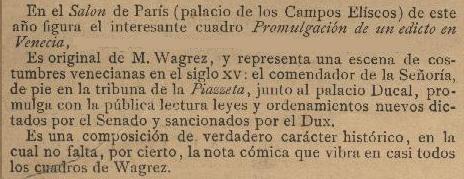 Comentario de la época