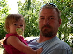 Cori and Daddy at the Zoo