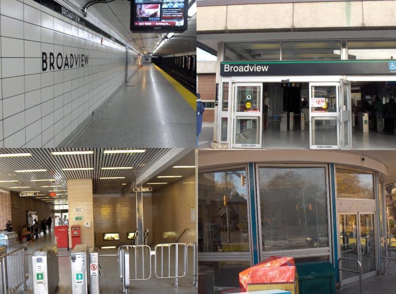 Mishy's Corner of the World Broadview and Castle Frank Subway Stations