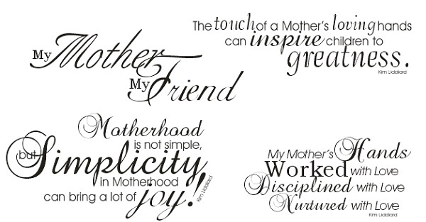 mother quotes. I Love My mom.